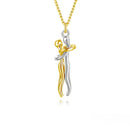 Hugging Couple Necklace - cafematernity