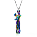 Hugging Couple Necklace - cafematernity