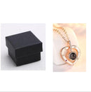Silver Heart Necklace with box - cafematernity