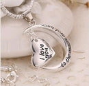 Moon Heart Necklace - cafematernity