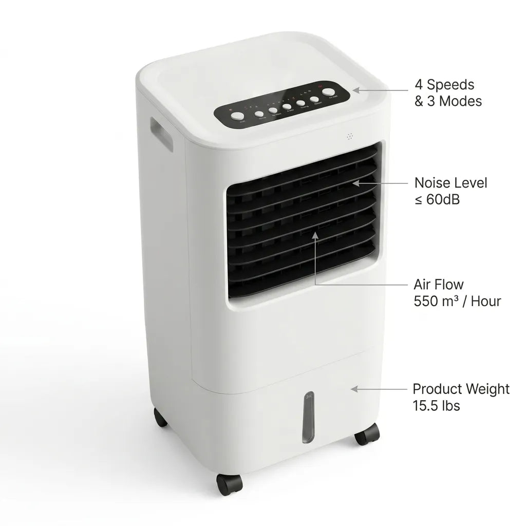 FrostAir™ 3-in-1 Portable Air Conditioner Windowless AC