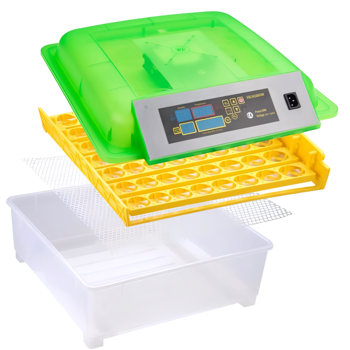 56-Egg Automatic Incubator & Hatcher | Digital Temperature Control