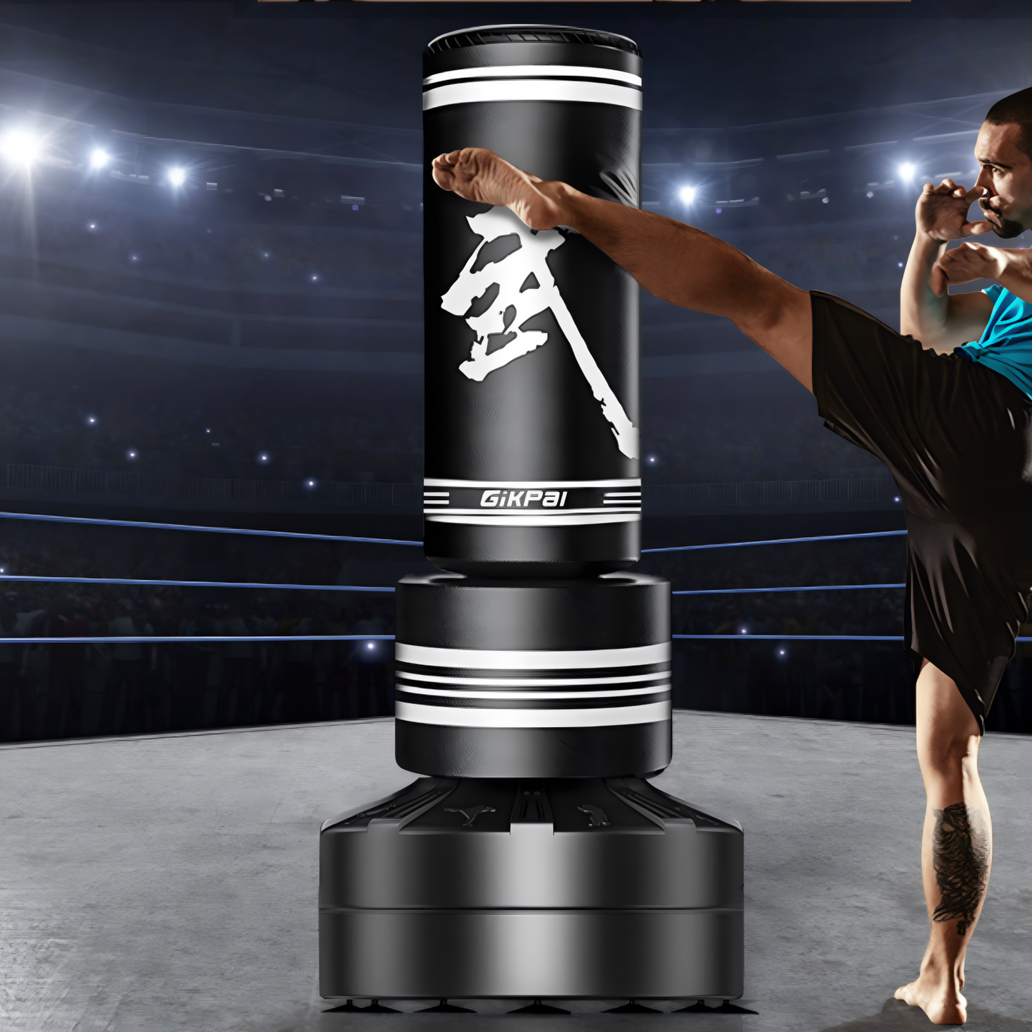 Heavy Duty Freestanding MMA Kick Boxing Cardio Training Punching Bag Set 67