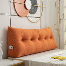 Luxury Chic Wedge HeadBoard Pillow | Backrest Reading Pillow, Dark Green / Small