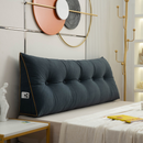 Luxury Chic Wedge HeadBoard Pillow | Backrest Reading Pillow, Dark Green / Small