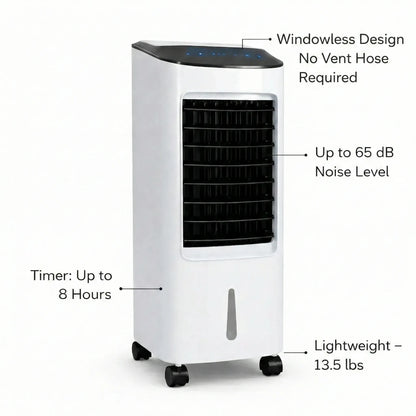 Portable Air Conditioner Stand Up Room Cooler Indoor AC Unit (Windowless)