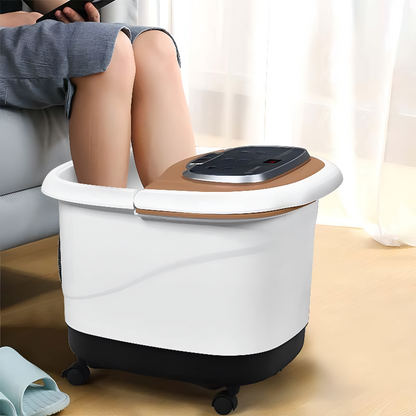 Shiatsu Foot Spa Bath Massager with Motorized Shiatsu Massage Balls and Adjustable Water Jets