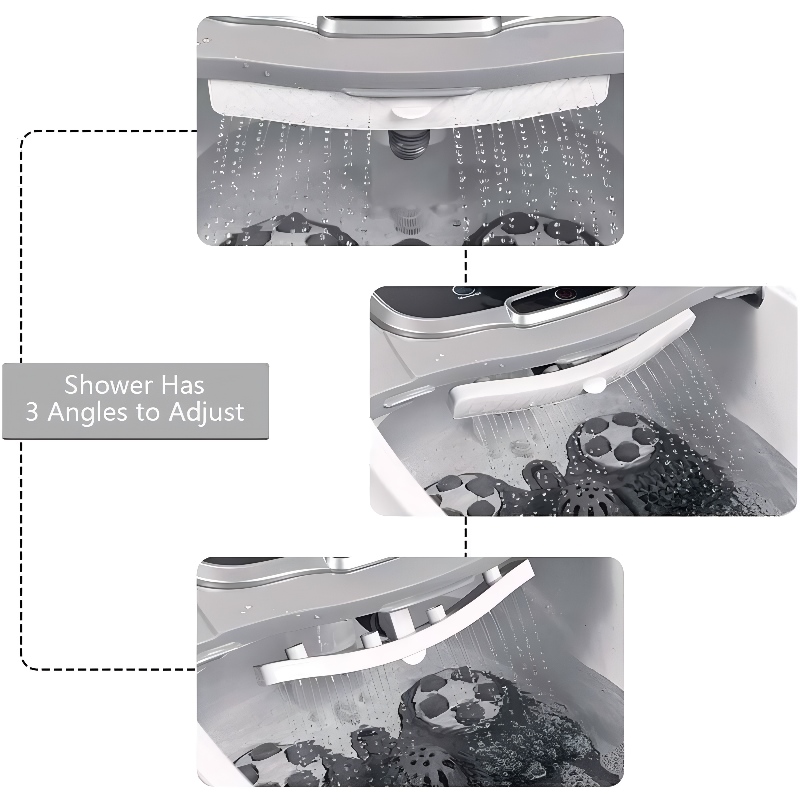 Shiatsu Foot Spa Bath Massager with Motorized Shiatsu Massage Balls and Adjustable Water Jets