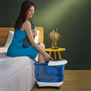 Shiatsu Foot Spa Bath Massager with Motorized Shiatsu Massage Balls and Adjustable Water Jets