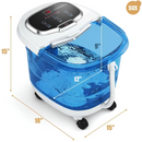 Shiatsu Foot Spa Bath Massager with Motorized Shiatsu Massage Balls and Adjustable Water Jets