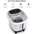 Shiatsu Foot Spa Bath Massager with Motorized Shiatsu Massage Balls and Adjustable Water Jets