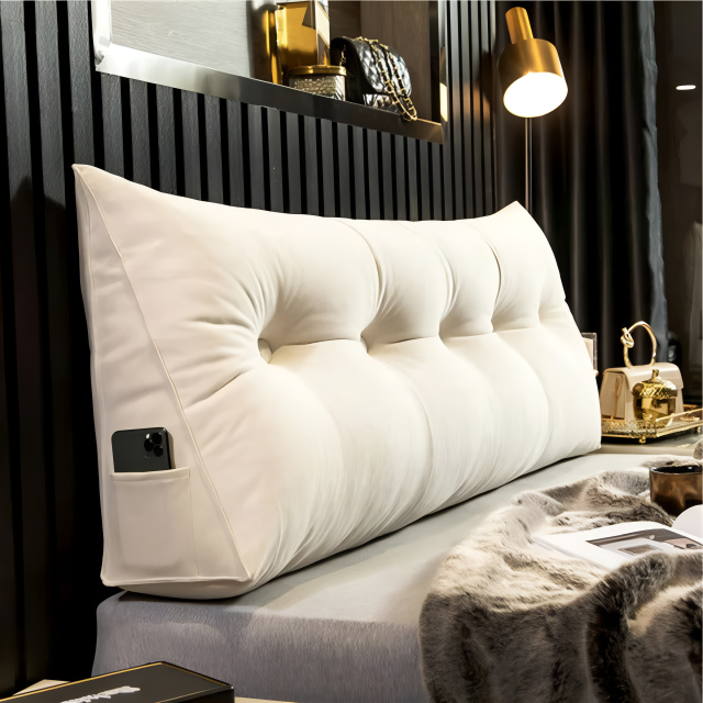 Wedge Pillow - Large Headboard Pillow - Bed Wedge - Cushioned Pillow