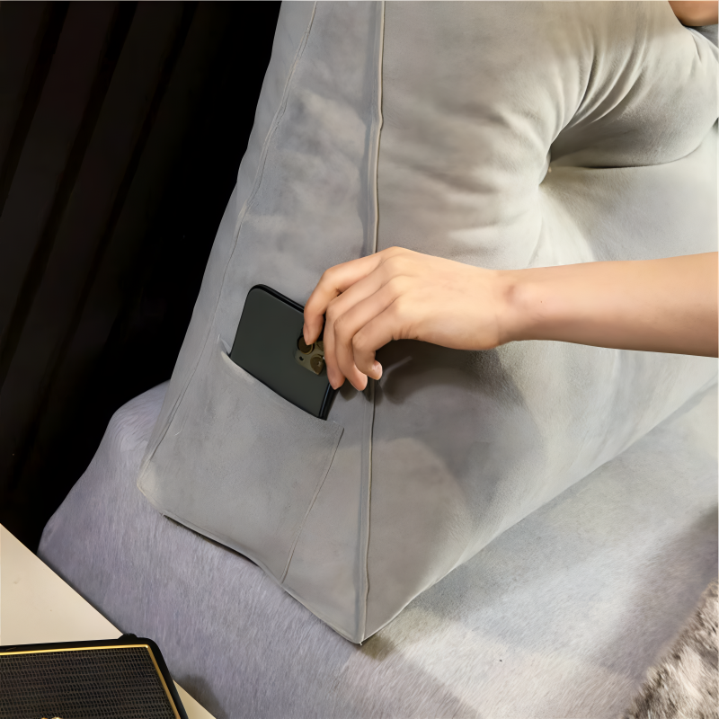 Wedge Pillow - Large Headboard Pillow - Bed Wedge - Cushioned Pillow