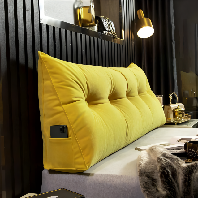 Wedge Pillow - Large Headboard Pillow - Bed Wedge - Cushioned Pillow