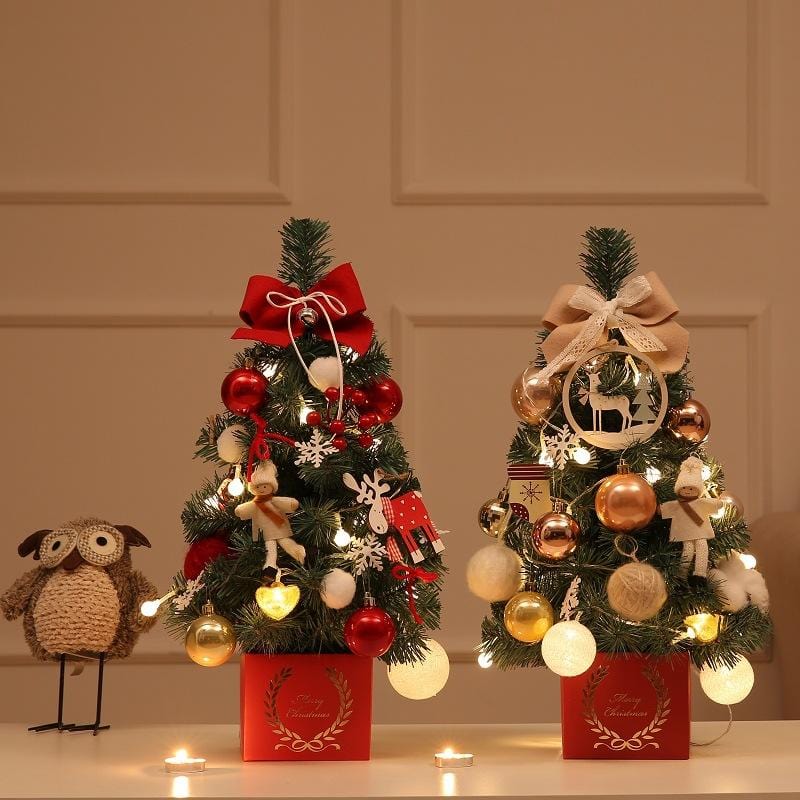 Lighted Tabletop Christmas Tree 45cms - cafematernity