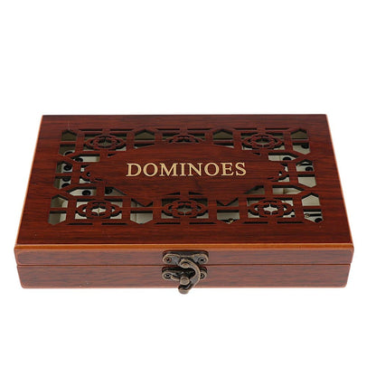 Wooden Dominoes Double Six Game - cafematernity