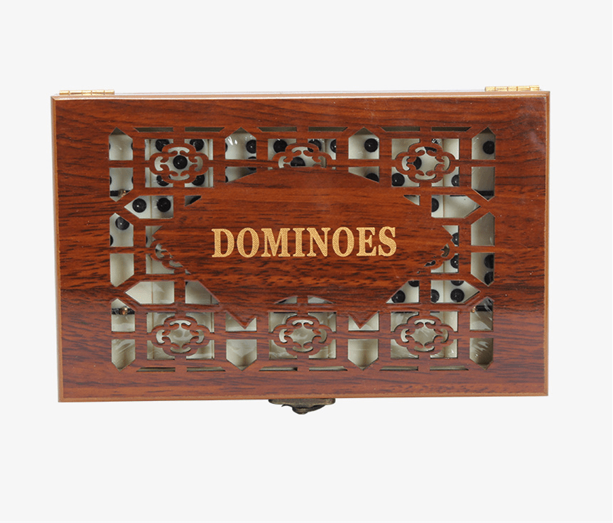 Wooden Dominoes Double Six Game - cafematernity