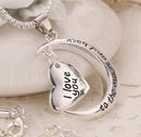 Moon Heart Necklace - cafematernity