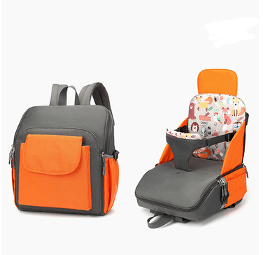 Diaper bag with Portable booster seat - cafematernity