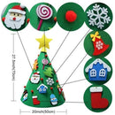 Christmas Crafts -kids 3D Christmas tree decoration - cafematernity