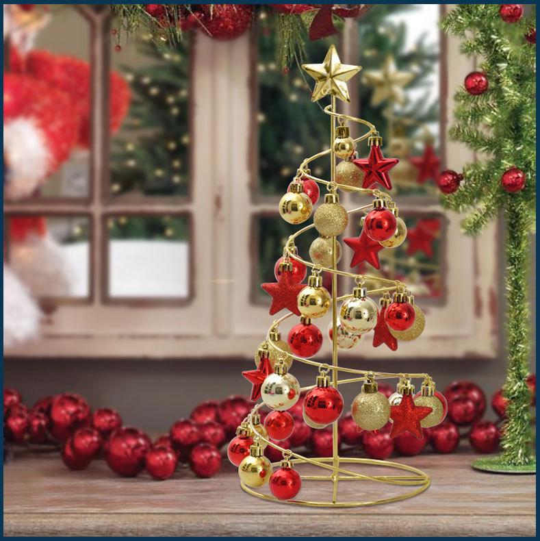 Christmas Ball Spiral Mini Tree - cafematernity