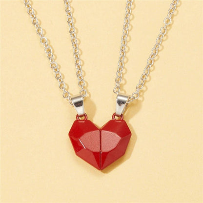 Magnetic Heart Couple Necklace - cafematernity