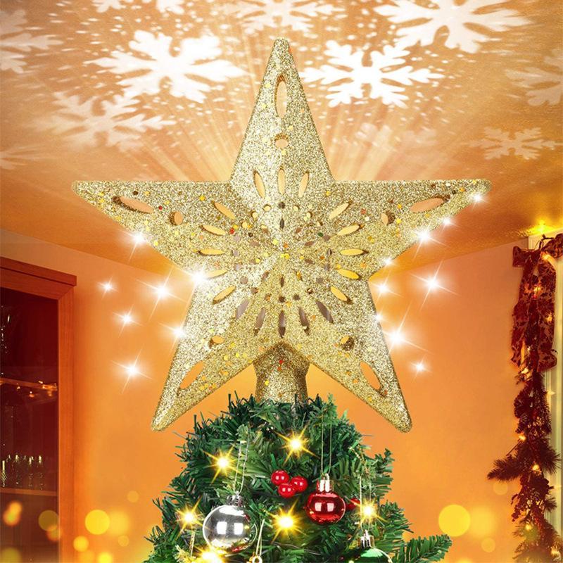 Christmas Tree Topper 3D Star - cafematernity