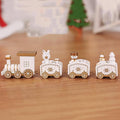 Christmas Train Set Wooden Toys - cafematernity