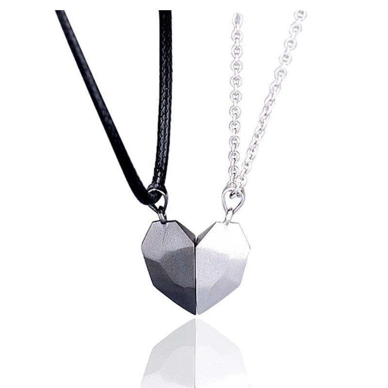 Magnetic Heart Couple Necklace - cafematernity
