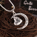 Moon Heart Necklace - cafematernity
