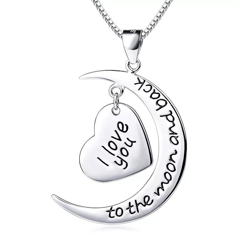 Moon Heart Necklace - cafematernity
