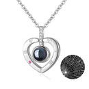 Silver Heart Necklace with box - cafematernity